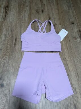 Lulu purple short set